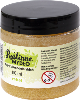 Mydło do pędzli modelarskich Rebel Roślinne 110 ml (5902650618329)