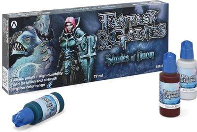 Zestaw farb Scale75 Fantasy Games Shades of Doom Acrylic 8 szt (8412548271484)