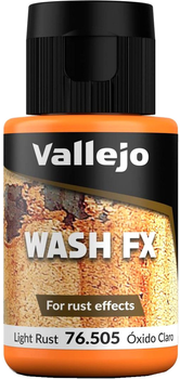 Farba Vallejo Wash FX 76.505 35 ml Light Rust (8429551765053)