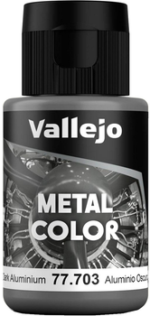 Фарба Vallejo Metal Color 77.703 32 мл Dark Aluminium (8429551777032)