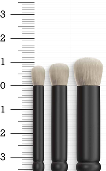 Набір пензлів натуральних Vallejo B07990 Dry Brush Kit Natural SML (8429551002486)