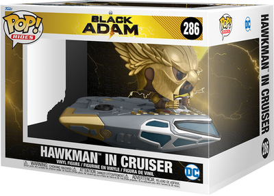 Figurka Funko Pop DC Comics Black Adam Hawkman in Cruiser 15 cm (0889698641951)