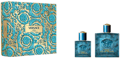 Zestaw dla mężczyzn Versace Eros Woda toaletowa 100 ml + Woda toaletowa 30 ml (8011003893591)