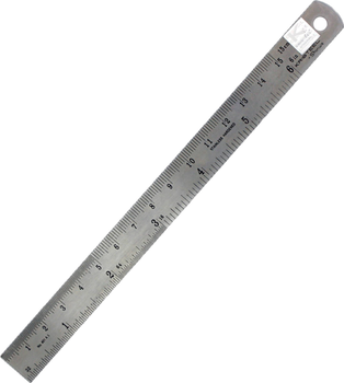 Лінійка сталева Vallejo T15003 Tools Steel Rule 150 мм (8429551930475)