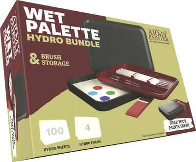 Набір аксесуарів для малювання The Army Painter Wet Palette Hydro Bundle & Brush Storage (5713799505506)