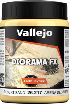 Pasta Vallejo Diorama FX Earth Textures 26.217 200 ml Desert Sand (8429551262170)