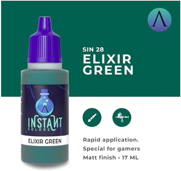 Фарба акрилова Scale75 Instant Colors 17 мл Elixir Green (8412548900834)