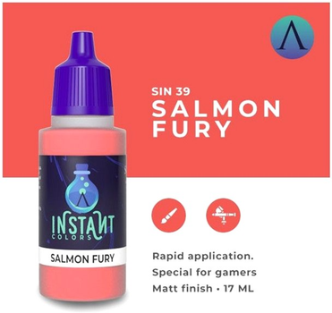 Farba akrylowa Scale75 Instant Colors Salmon Fury 17 ml Różowa (8412548900940)