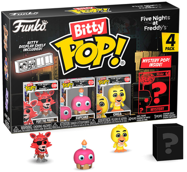 Zestaw figurek-niespodzianek Funko Bitty POP Five Nights at Freddys Foxy 4 szt (0889698730457)