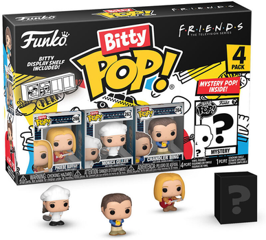 Набір фігурок-сюрприз Funko Bitty POP Friends Фібі 4 шт (0889698730518)