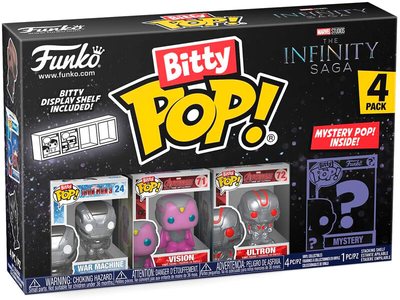 Набір фігурок-сюрприз Funko Bitty POP Marvel The Infinity Saga Залізна людина 4 шт (0889698715058)