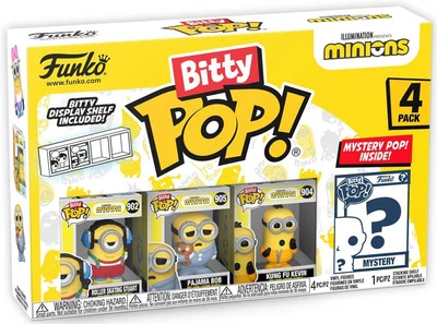 Zestaw figurek-niespodzianek Funko Bitty POP Minions Series 3 4 szt (0889698730372)