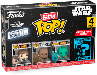 Набір фігурок-сюрприз Funko Bitty POP Star Wars Han Solo 4 шт (0889698715133)