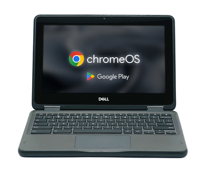 Ноутбук Dell Chromebook 5190 2-in-1 / 11 IPS 1366x768 Touch / Intel Celeron N3350 / 4 GB / 32 GB / Intel HD Graphics 500 / [DLLCHRMBK51902N1IC324IB] БУ - Б/У