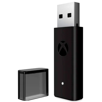 USB адаптер Microsoft для беспроводного геймпада Xbox One на ПК с Windows Чёрный (1015-016-00)
