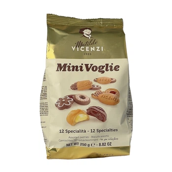 Печиво Matilde Vicenzi асорті з різними начинками minivoglie 250 г