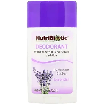Натуральний дезодорант з ароматом лаванди Nutribiotic Deodorant Lavender 75г