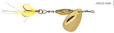 Вертушка Matzuo Shockwave Inline Spinner, GOLD Gold