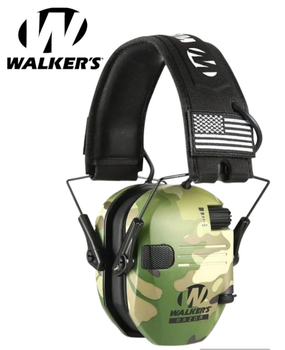 Тактичні активні навушники Walkers Razor з Bluetooth 5.1 Multicam