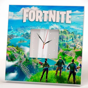 Стильний годинник «Гра Fortnite. Фортнайт» подарунок для фанатів комп'ютерних ігор, прикраса дитячої кімнати, спальні