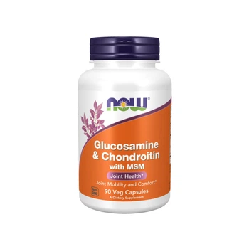 Glucosamine and Chondroitin with MSM Now Foods Глюкозамін і Хондроїтин з МСМ Now Foods 90 капсул