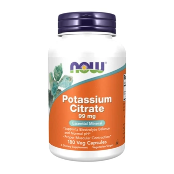 Калія цитрат Now Foods Potassium Citrate 180 капсул