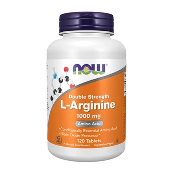 Л-Аргінін Now Foods L-Arginine Now Foods 1000 мг 120 таблеток
