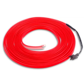 Светодиодная неоновая LED лента с USB для подсветки салона авто 3м UFT LS6 Red
