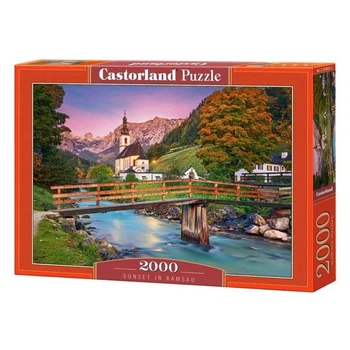 Пазл "Захід в Рамзау", 2000 елементів Castorland (5904438200801)