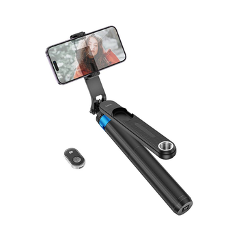 Монопод для селфі Hoco K22 Bluetooth 5.2 з пультом керування 1.75m, Black