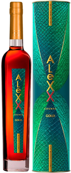 Коньяк ALeXX Gold 0.5 л у подарунковій упаковці (4823093700437_UA)