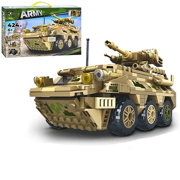 Конструктор Limo toy Военная техника B2014 424 дет Разноцветный