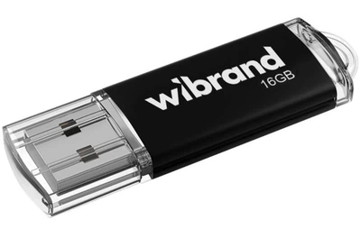 Флеш-накопитель Wibrand Flash USB 2.0 Cougar 16Gb Black (WI2.0/CU16P1B)