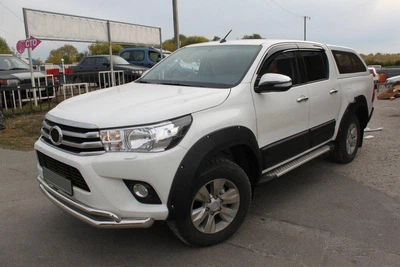 Розширювачі колісних арок для Toyota Hilux 2015-2020, на болтах, пластик