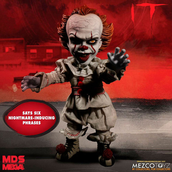 Фігурка Mezco Toyz IT Pennywise розмовляючий 38 см (0696198430509)