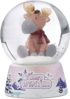 Brokatowa kula Nici Cosy Winter Łoś Thure 6.5 cm (4012390493528)