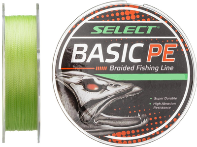 Шнур Select Basic PE 150м (салат.) 0.16мм 18lb/8.3кг (1870-18-15)