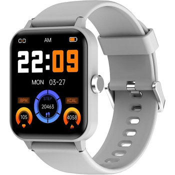 Смарт-годинник з Українським меню та додатком Blackview R30 Bluetooth 5.3, 1,85TFT, Call GREY/СІРИЙ (R30G)