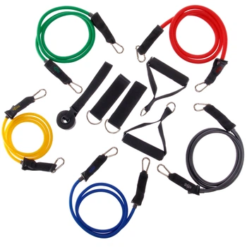 Эспандер Resistance Band многофункциональный 5 жгутов CIMA ET-7912 в чехле