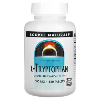  L-Триптофан Source Naturals 500 мг таблетки