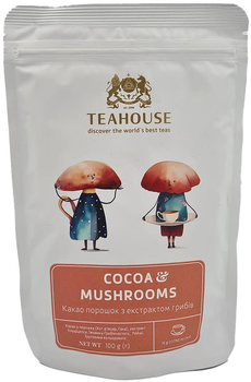 Какао-порошок Teahouse з екстрактом грибів 100 г (4820209846072)
