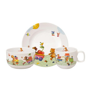 Villeroy&Boch Hungry as a Bear дитячий набір посуду 3 предмета