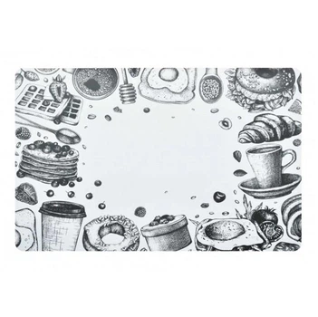 Набор ковриков для сервировки Flora BASIC KITCHEN 43.5x28 см. (6 шт) 35787