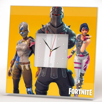 Годинник «Гра Fortnite. Персонажі Фортнайт» прикраса будинку, дитячої, спальні, подарунок для фаната відеоігор