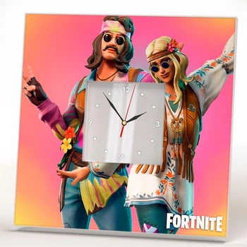 Годинник «Гра Fortnite. Персонажі Фортнайт» подарунок для фаната відеоігор, декор дитячої, спальні, офісу
