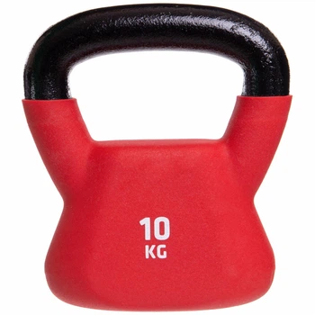 Гиря тренировочная цельная с PVC покрытием UFC (UHA-69695) 10кг Красный