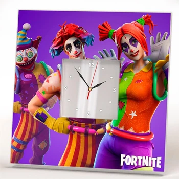 Годинник «Гра Fortnite. Персонажі Фортнайт» незвичайний подарунок для фаната відеоігор, декор дитячої, спальні, офісу