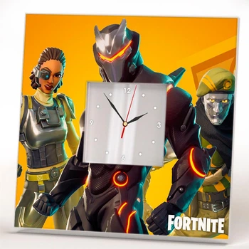 Годинник «Гра Fortnite. Персонажі Фортнайт» сувенір для любителя відеоігор, прикраса дитячої, спальні, ігрової кімнати