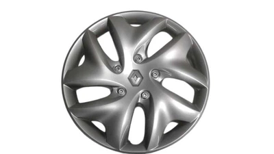 Автомобільні ковпаки пластикові Renault Megane 3 R15 4 шт Сріблястий 403159255R (рено меган 3)