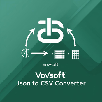 Засіб для конвертації JSON в CSV – Vovsoft JSON to CSV Converter. 1 ПК, безтермінова ліцензія.